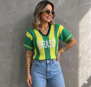 Blusa Brasil Tricot
